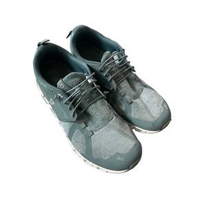 ON Cloud Mens Olive Green Terry Running Sneakers Shoes Size 10